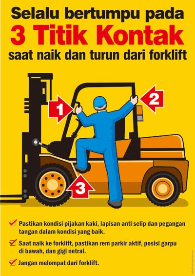 Forklift 3 Titik Kontak