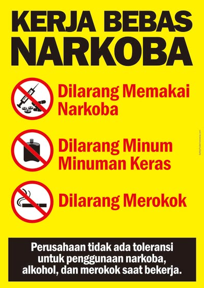 Kerja Bebas Narkoba