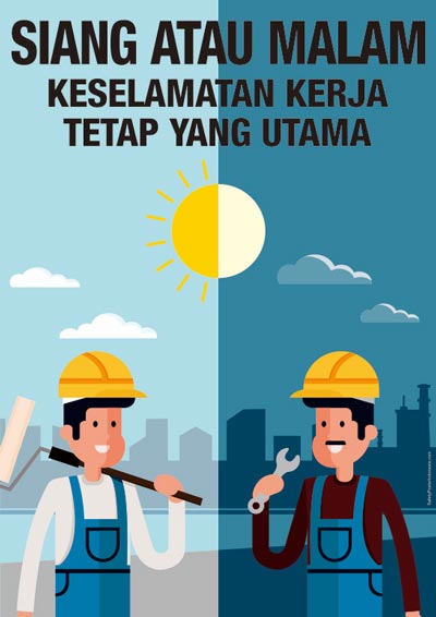  Siang  Atau Malam  Safety Poster Indonesia