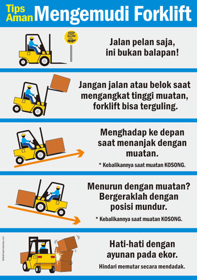 Tips Aman Mengemudi Forklift